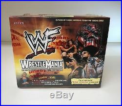 WWF WWE Wrestling WrestleMania Sealed Trading Card Hobby Box Fleer 2001
