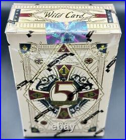 Wild Card 2022 Five Card Draw Football Hobby Box Sealed 5 AUTOGRAPHS /5 or less