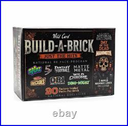 Wild Card Build-A-Brick Just The Hits Football National Sealed Box FREE SHIPPING