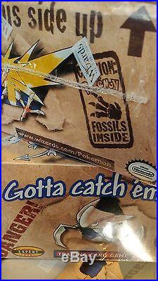 Wizards of the Coast factory sealed Fossil Edition Pokemon Cards Booster Box