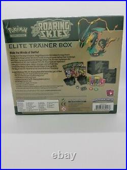 XY ROARING SKIES Elite Trainer Box New Sealed Pokemon Cards with case tear